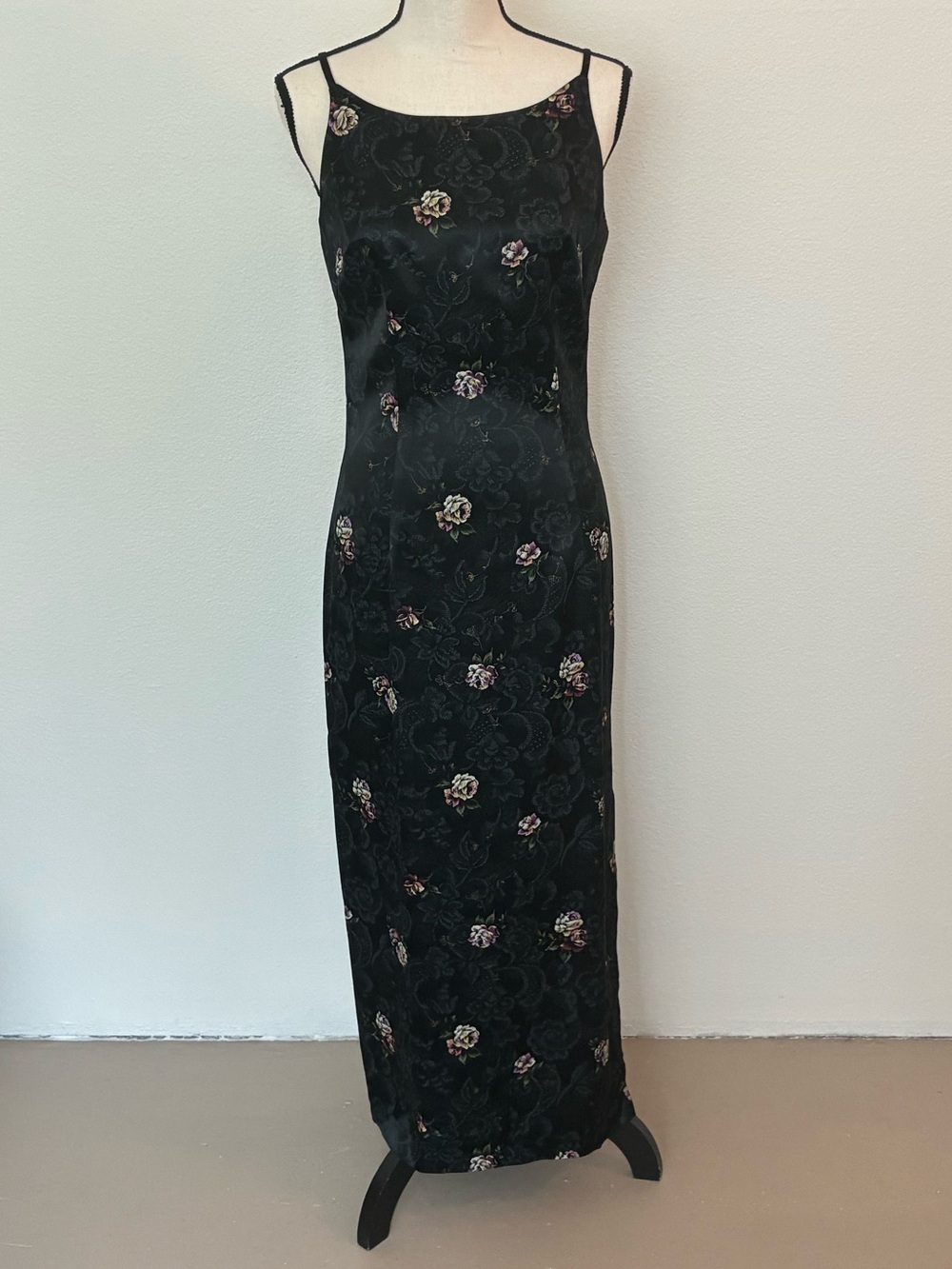 Vintage 90s Y2K All That Jazz Floral Maxi Dress - Picture 1 of 13